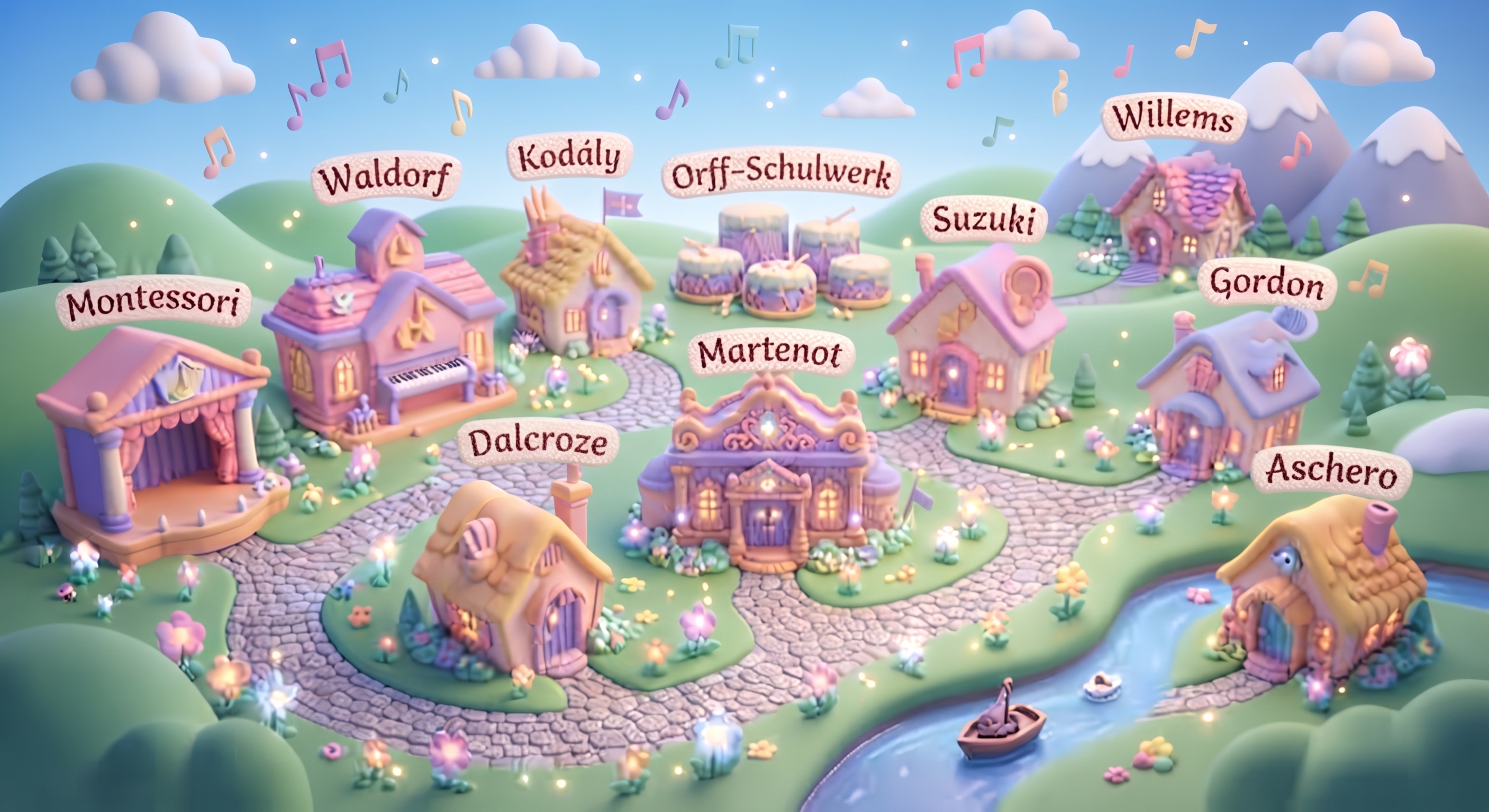 Mapa de la Villa Musical
